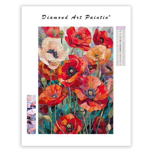 Hundra Blommor Som Blommar-DiamantmåLning