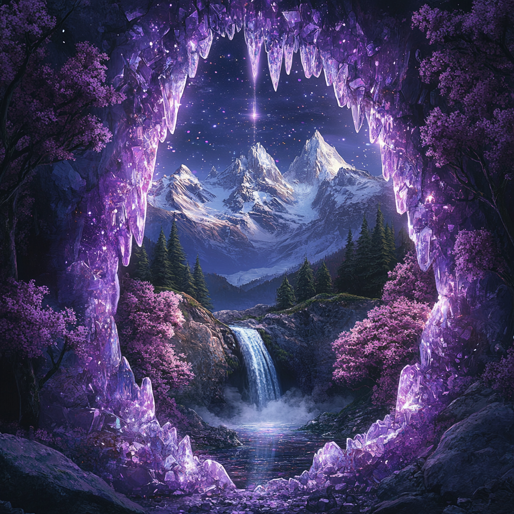Kristallbergsoasen - Diamantmålning