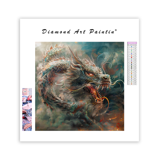Roaring Dragon - DiamantmåLning