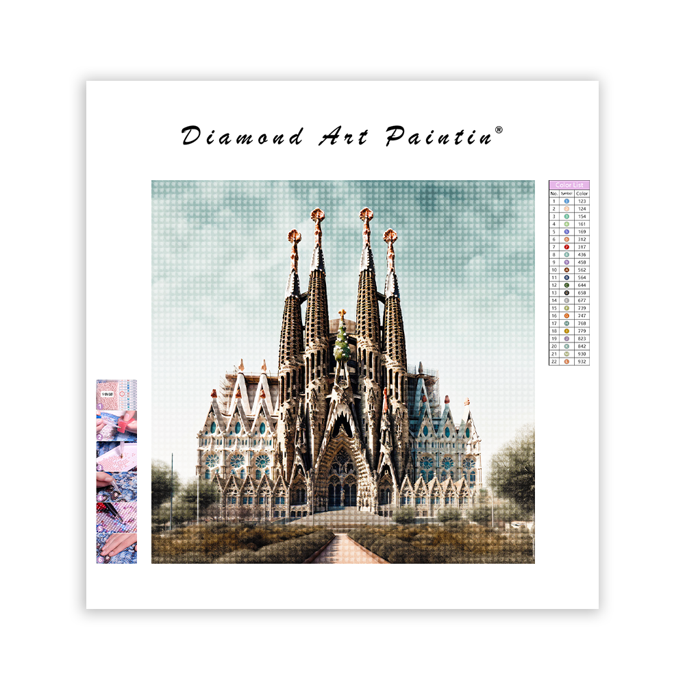 Sagrada Familia - DiamantmåLning