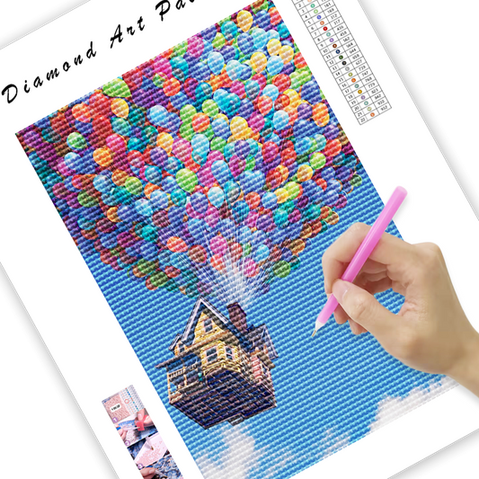 FäRgglad Ballong - DiamantmåLning