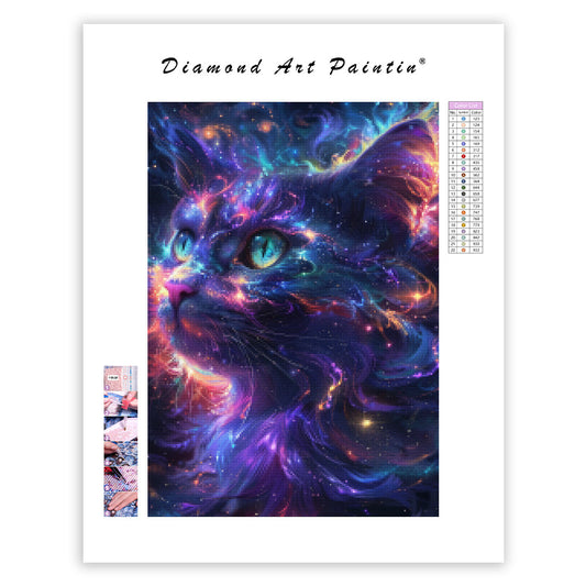 Galaxkatt – Diamantmålning