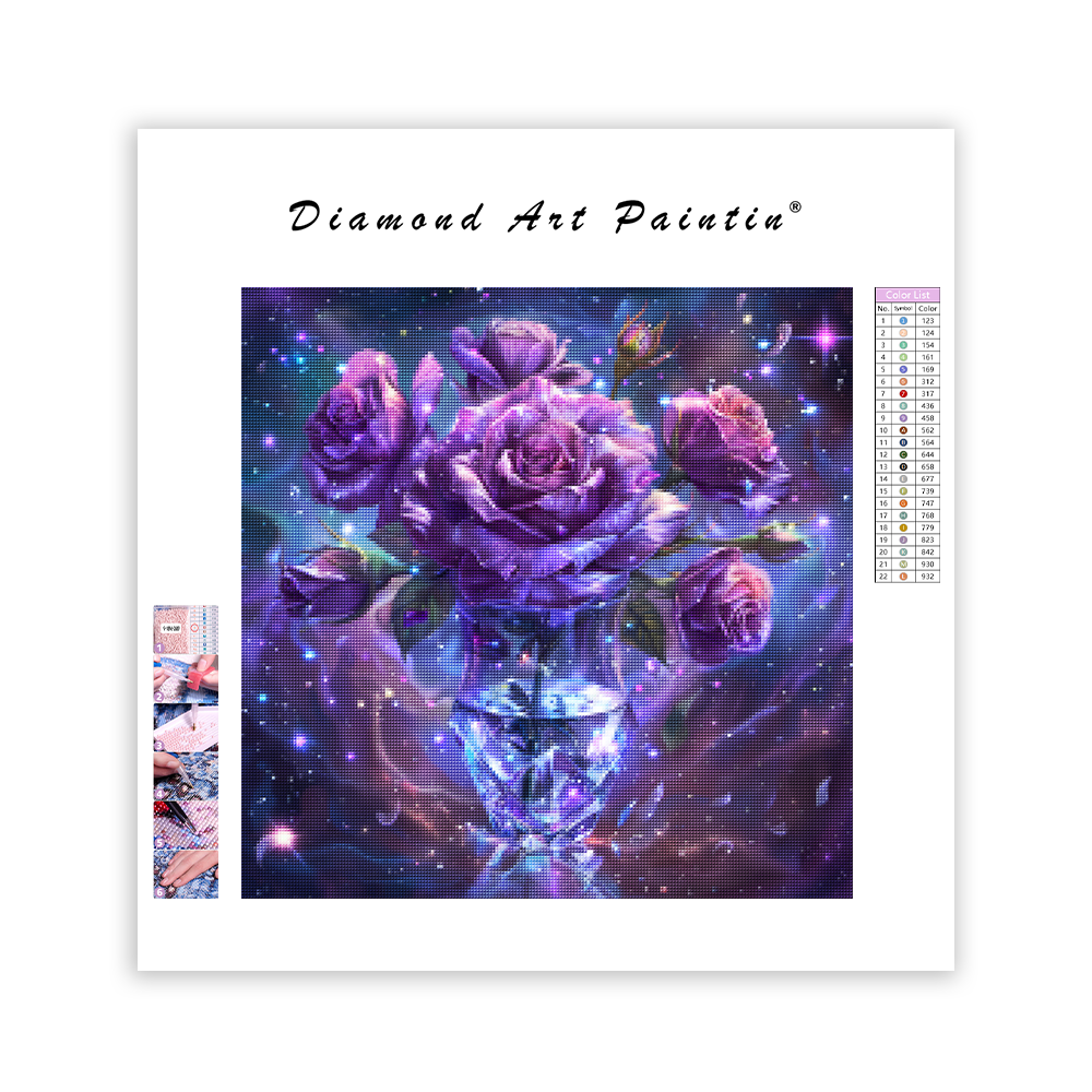 Galaxy Rose – Diamantmålning