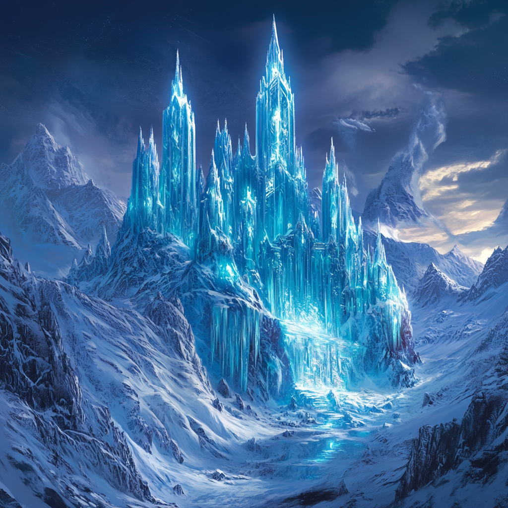 Ice Castle GlöDande - DiamantmåLning