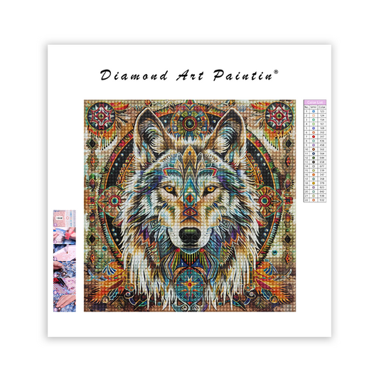 Wolf Totem-Diamant MåLning