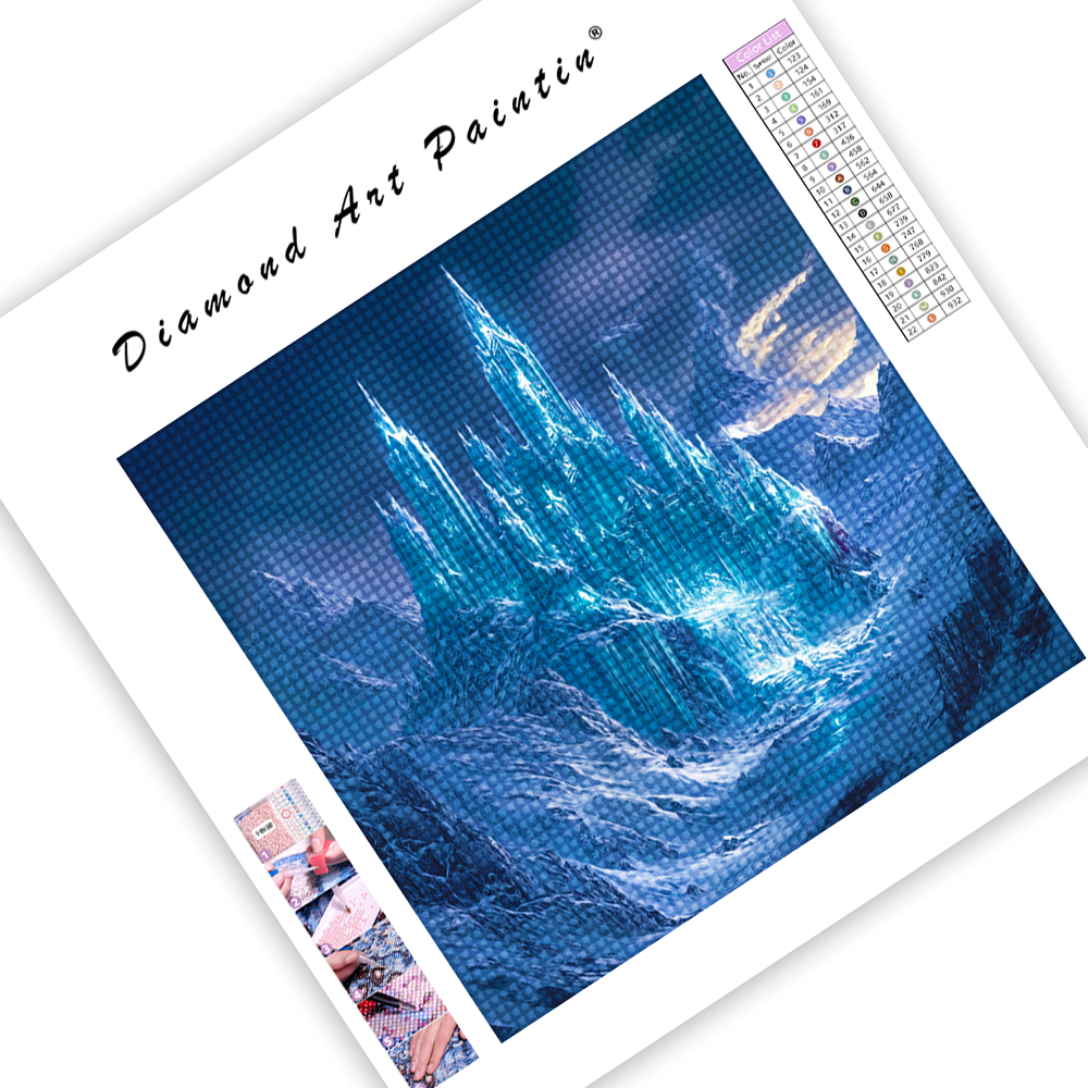 Ice Castle GlöDande - DiamantmåLning