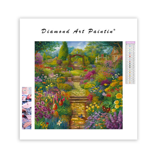 Vibrant Garden - DiamantmåLning