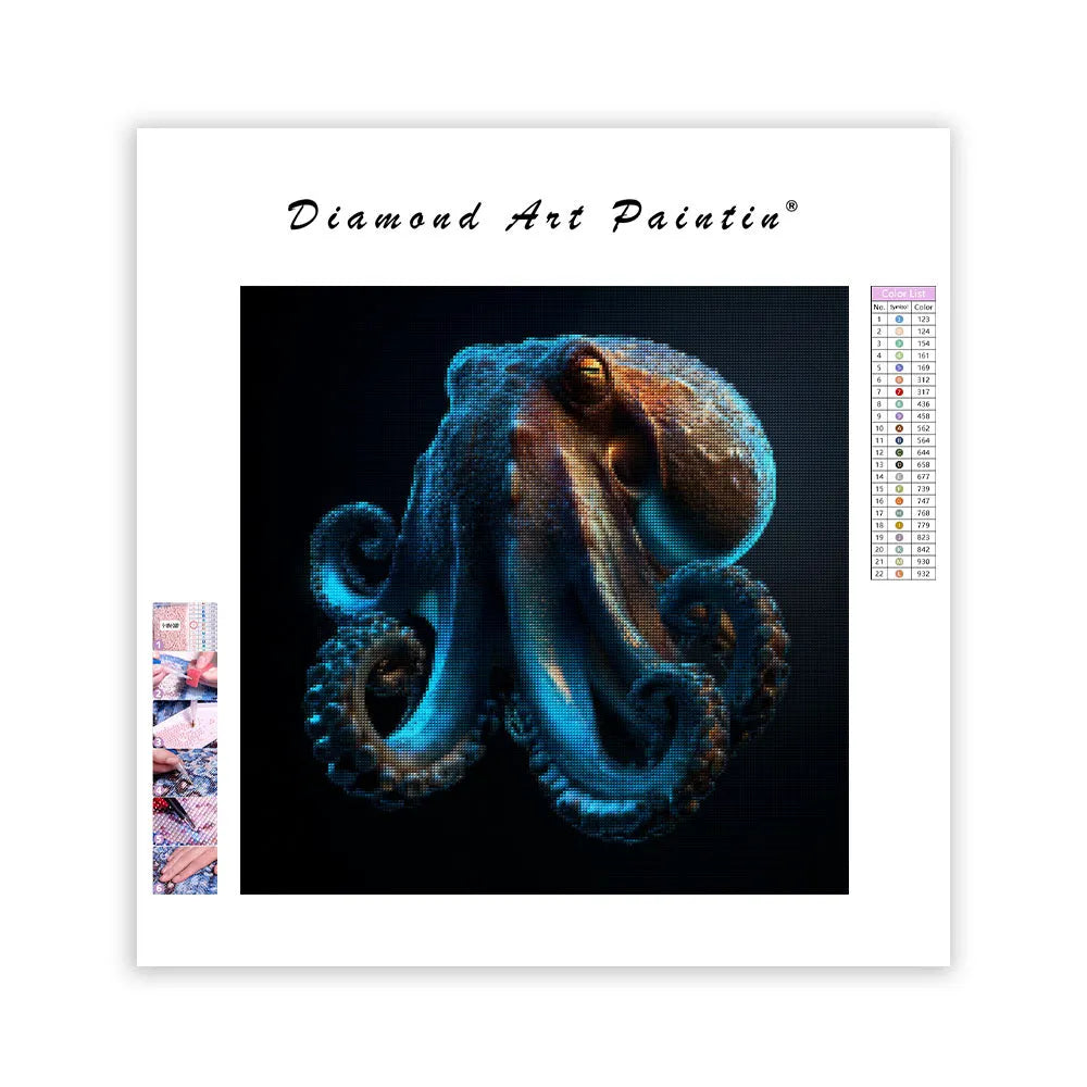 Kraken-tentakel – Diamantmålning