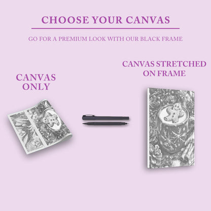 Pepparkaksgubbe och varmt te - Prickmålning