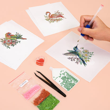 Mini-Tropical Wings & Blooms