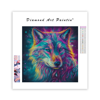 Ghost Wolf'S Gaze - DiamantmåLning