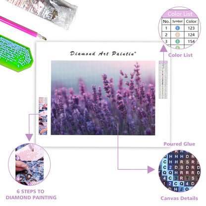 Lavendel – Diamantmålning