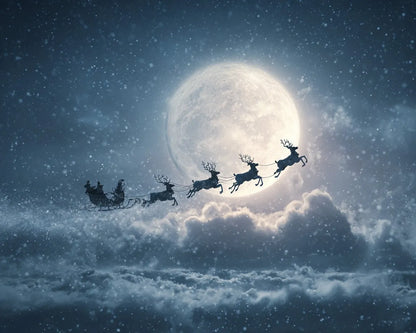 Jultomtens slädfärd – Diamantmålning