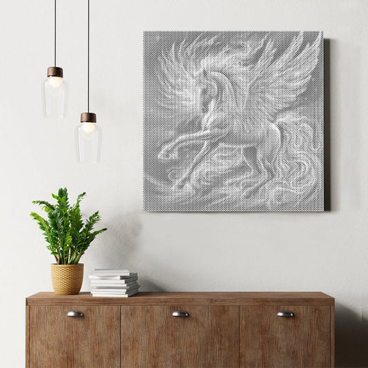 Glödande Pegasus – Punktmålning