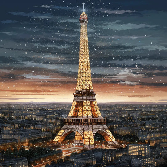 Eiffel Tow- DiamantmåLning