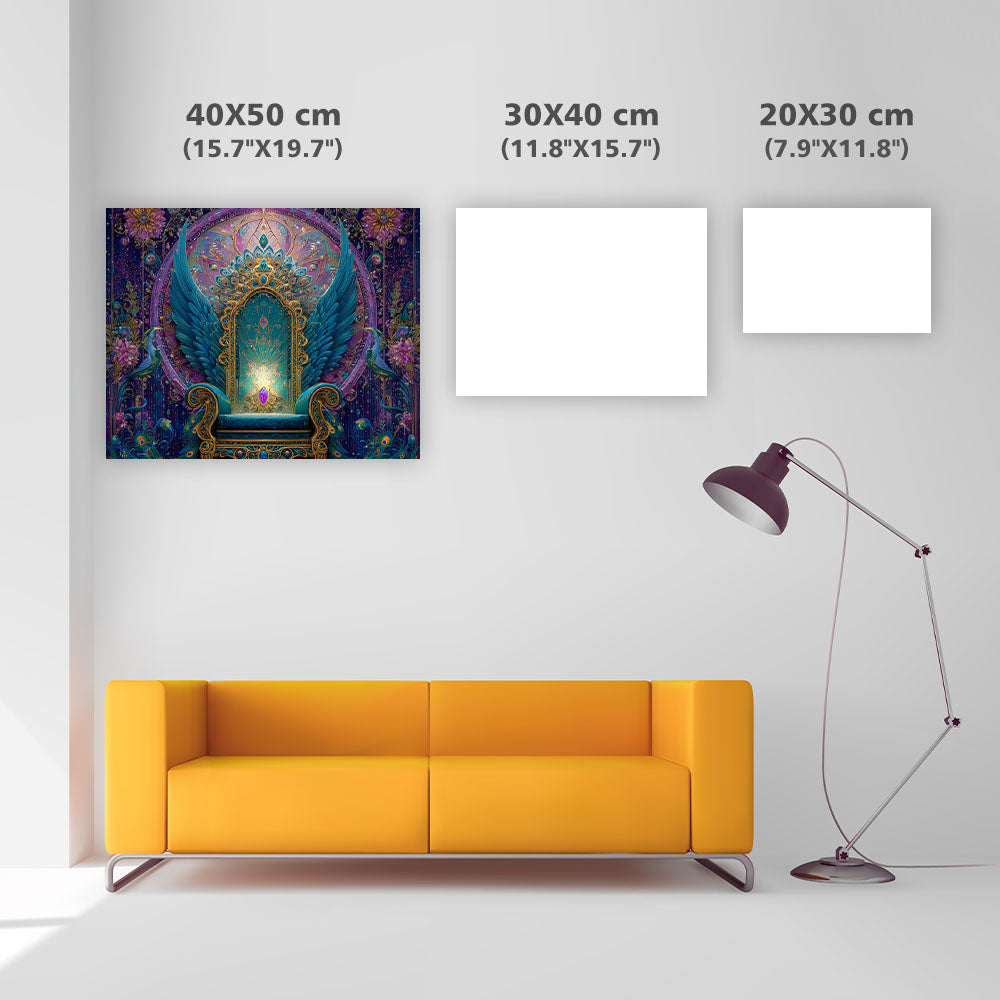 Himmelsk tron – Diamantmålning