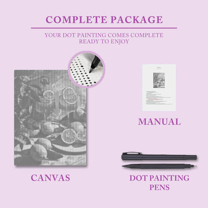 Sommardryck - Prickmålning