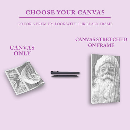 Den snälla jultomten - Prickmålning