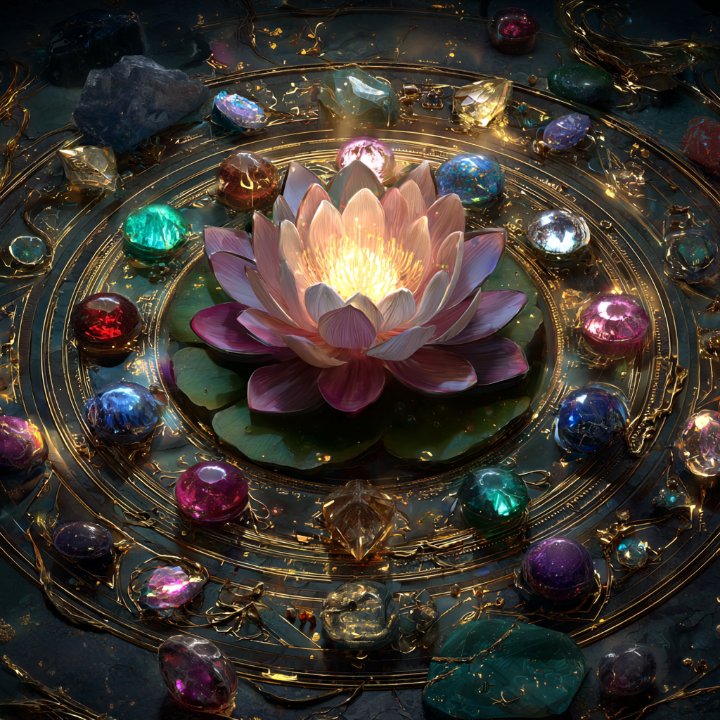 Kosmisk lotus – Diamantmålning