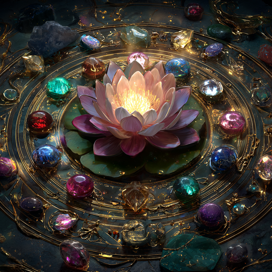 Kosmisk lotus – Diamantmålning