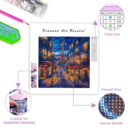 Vibrant Street - DiamantmåLning