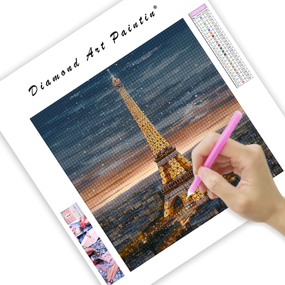 Eiffel Tow- DiamantmåLning