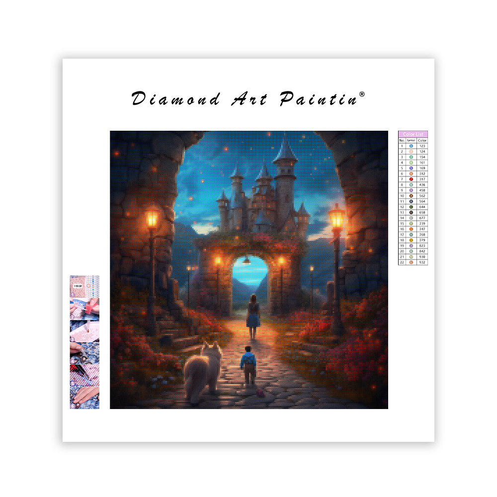 Magisk trollkarls duell - Diamond Painting
