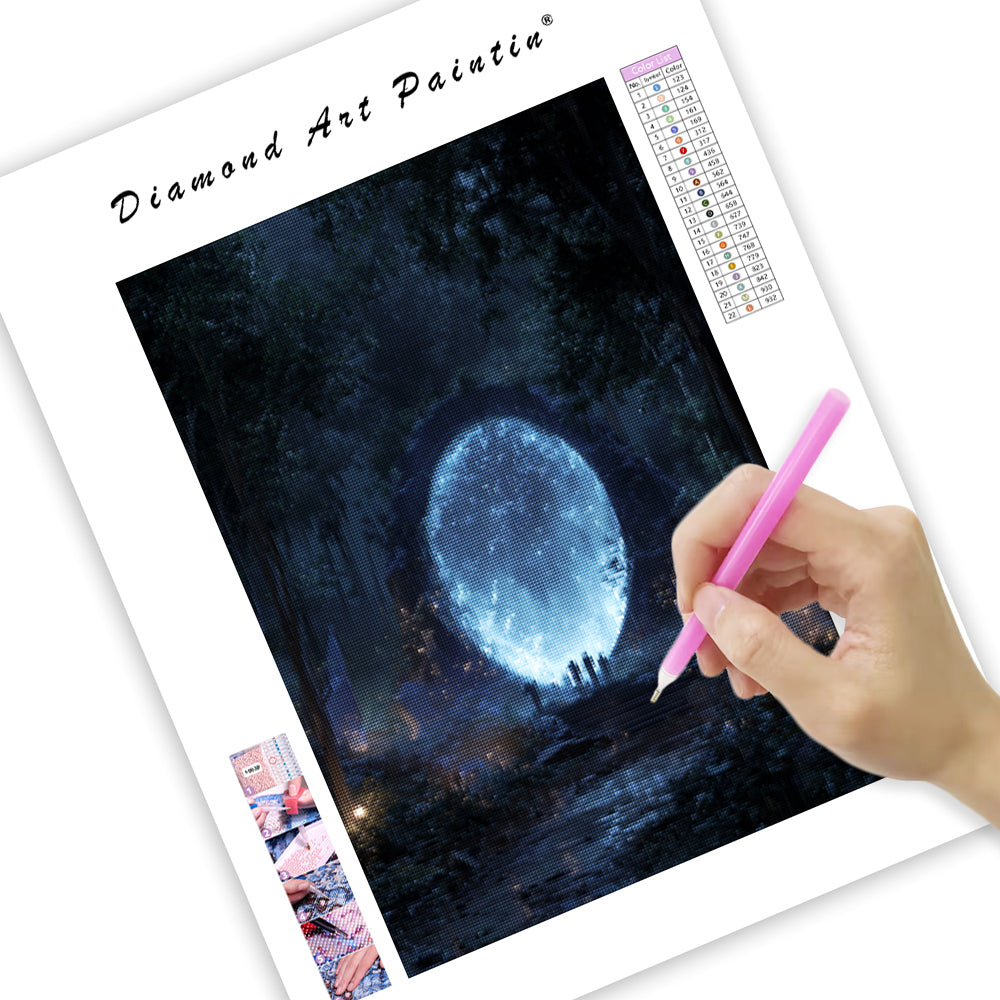 En glimt av skuggriket – Diamantmålning