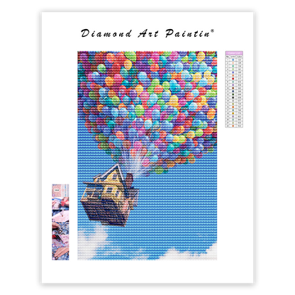 FäRgglad Ballong - DiamantmåLning
