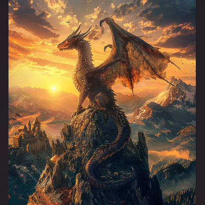 Dusk Dragon - DiamantmåLning