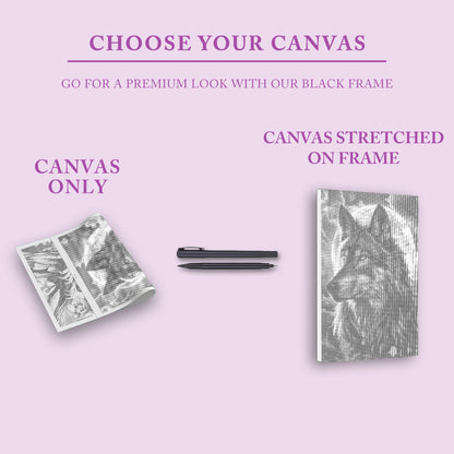 Vargkungen - Prickmålning