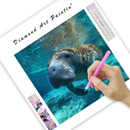 Mild manatee – Diamantmålning