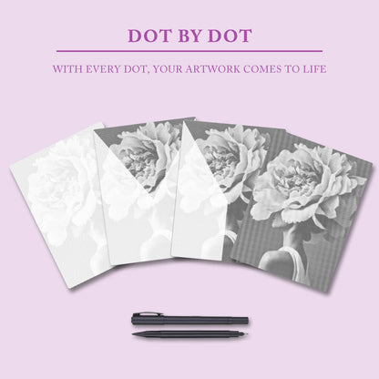 Kvinnablomma - Prickmålning