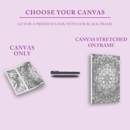 Regnbågsblommandala - Prickmålning