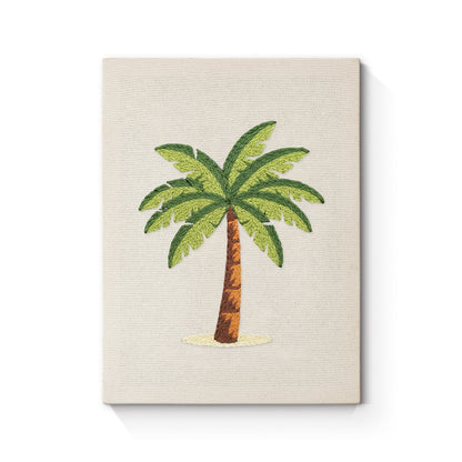 Tropisk palm – Punch needle-broderi