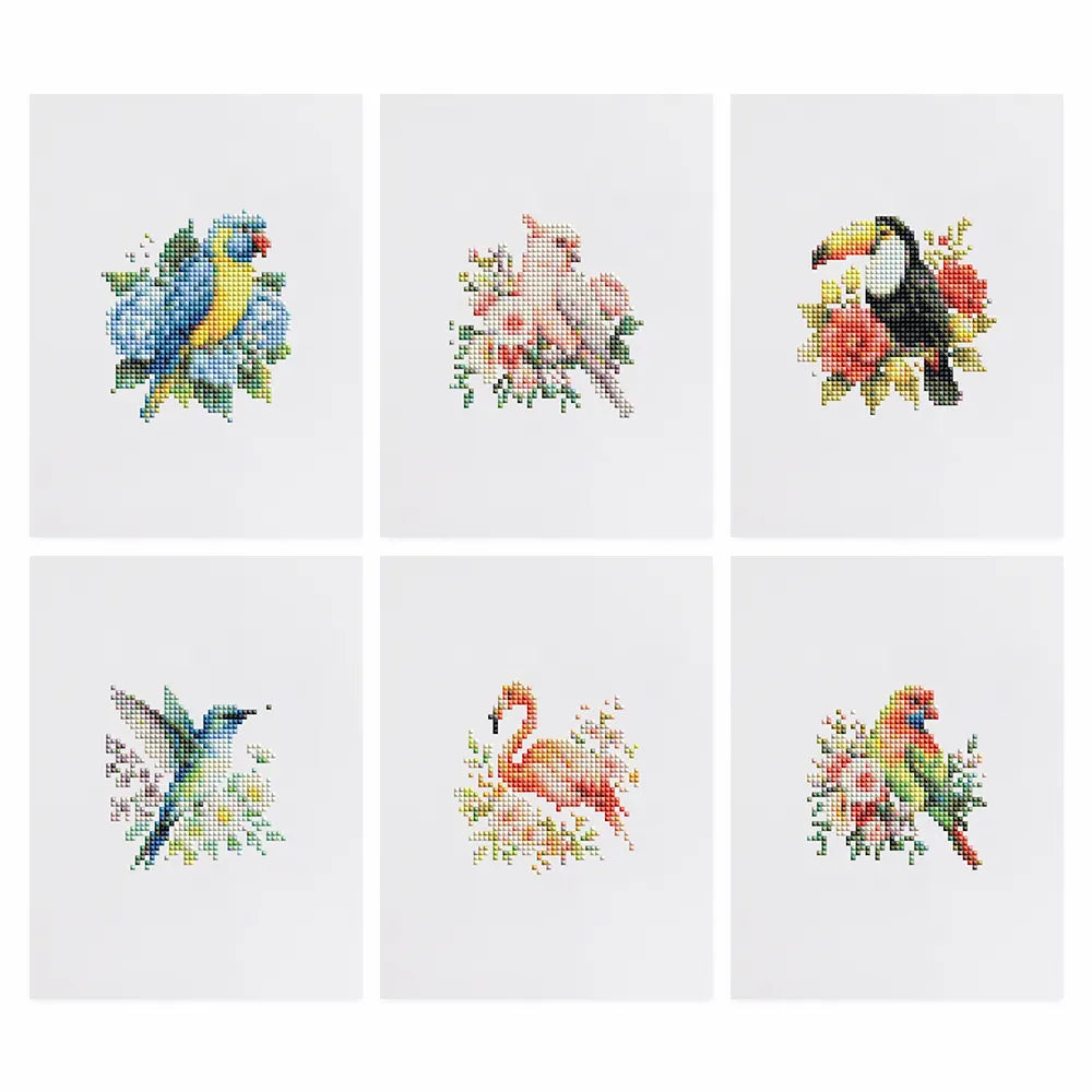 Mini-Tropical Wings & Blooms