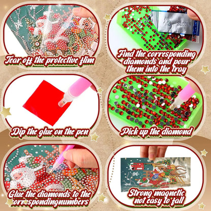 Hälsningskort – Julvänner-set
