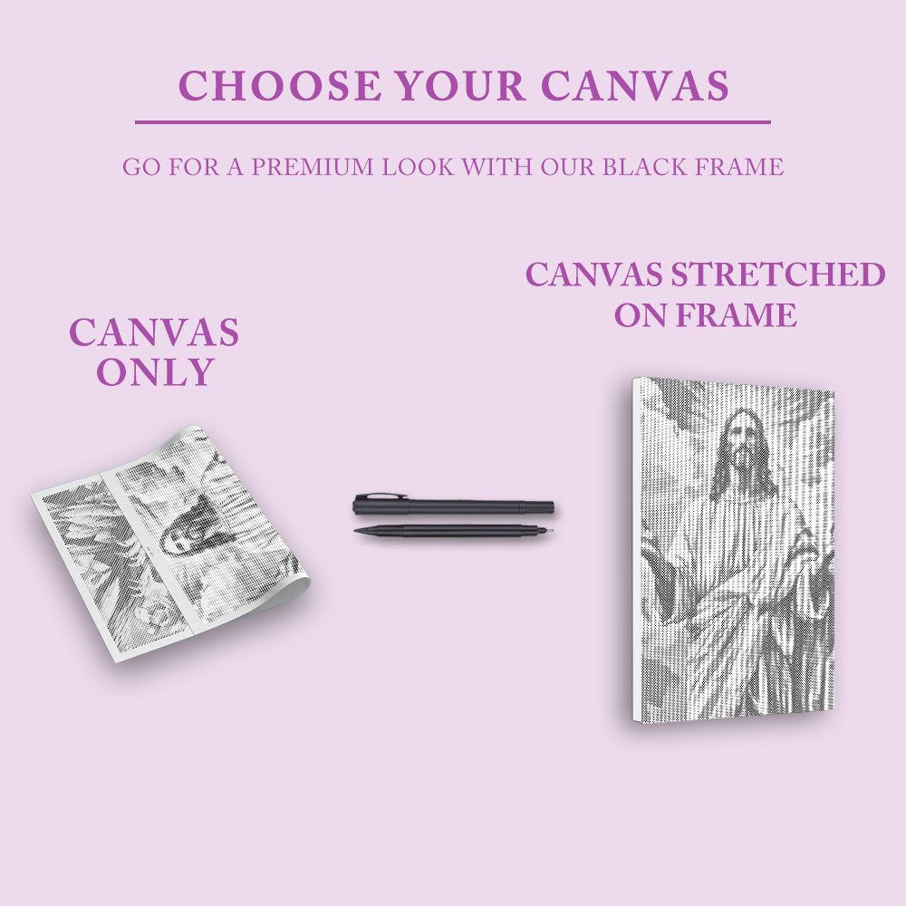 Gudomligt ljus - Prickmålning