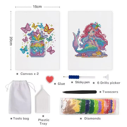 Mini-Magiska Fjärilar & Sjöjungfru