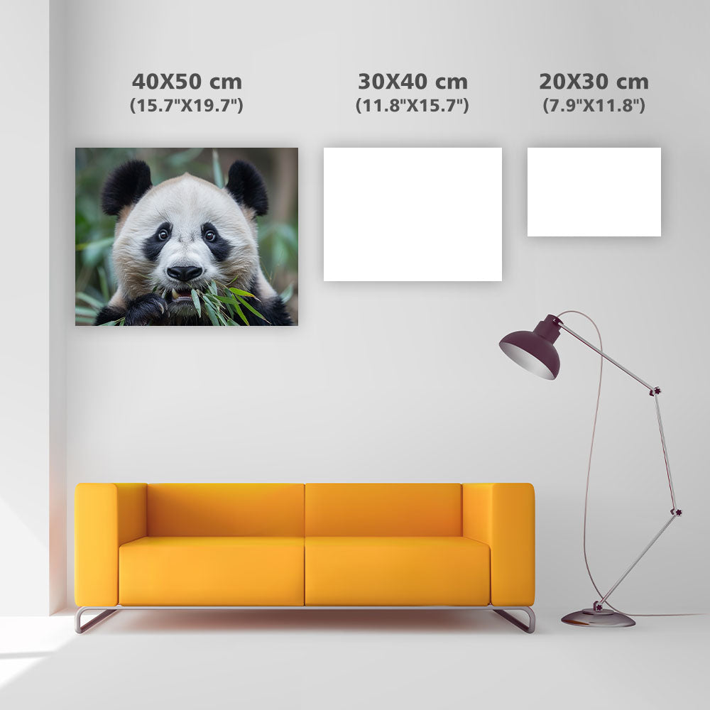 Fridfull panda – Diamantmålning