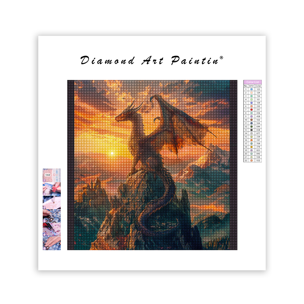 Dusk Dragon - DiamantmåLning