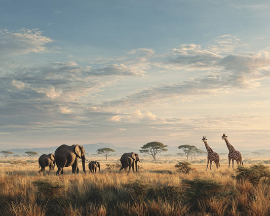 Safari på savannen – Diamantmålning