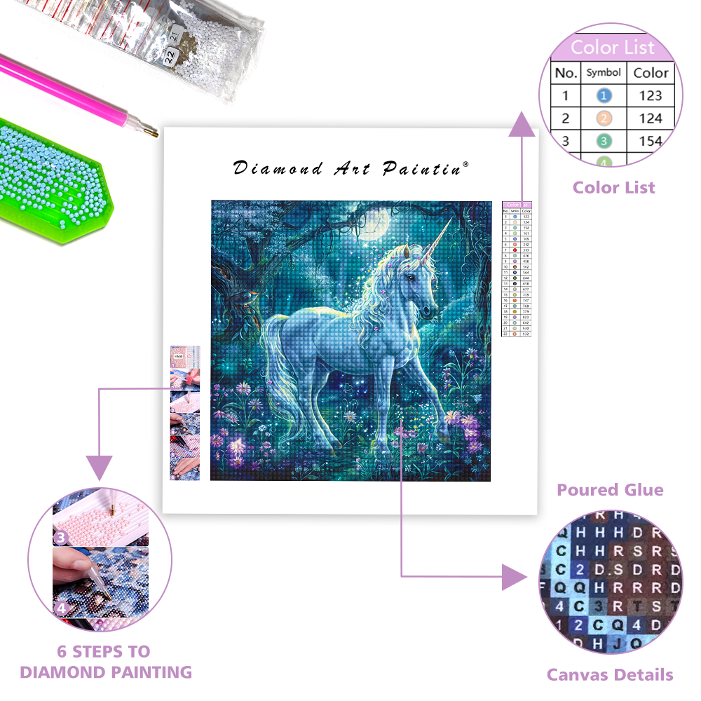 Magic Unicorn - DiamantmåLning