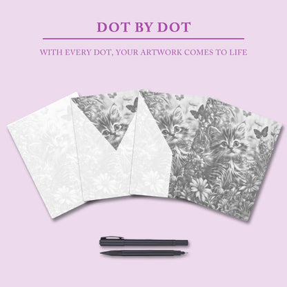 Trädgårdskattunge - Prickmålning