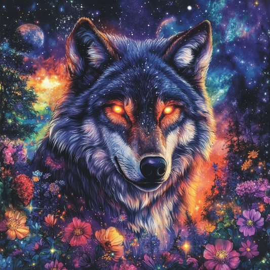 Kosmisk varg - Diamantmålning