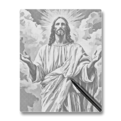 Gudomligt ljus - Prickmålning