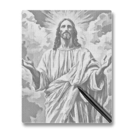 Gudomligt ljus - Prickmålning