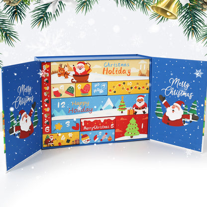 Diamantmålning Julmysterie Presentask-Blå-2