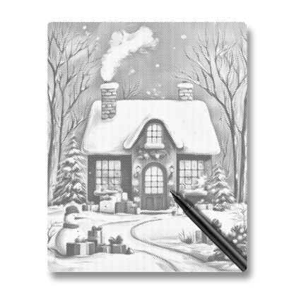 Julhuset - Prickmålning
