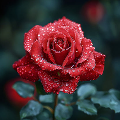 Sammetsros – Diamantmålning